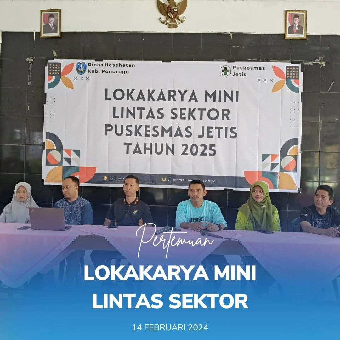 MINI LOKAKARYA LINTAS SEKTOR PUSKESMAS JETIS - (Ada 1 foto)